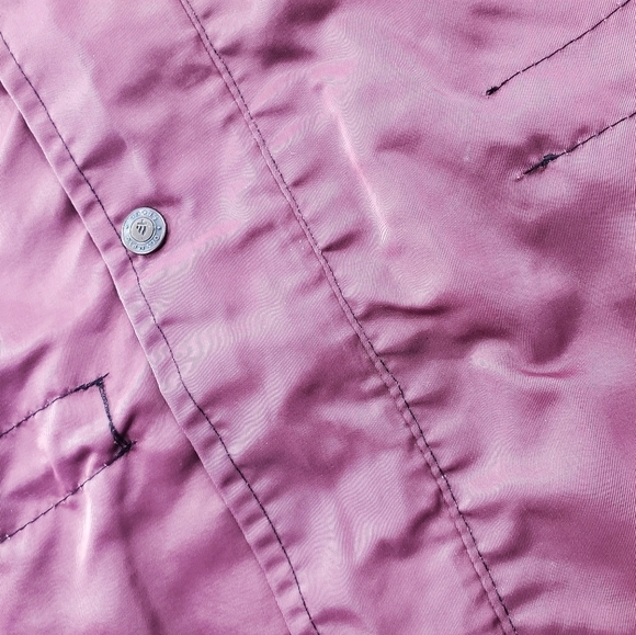 Vtg Fubu Windbreaker Track Jacket Mens 2XL Maroon Mesh Lined Zip-Up 90 Hip Hop - Picture 11 of 12